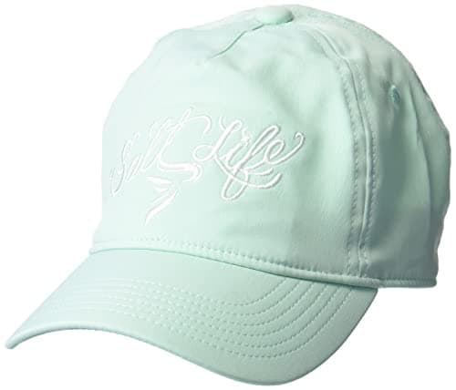 Salt Life Girls' SALTY MERMAID YOUTH HAT - Fashionable Summer Beach Hat for Girls | Wide Brim Protection | Youth Size 21 — Aquamarine