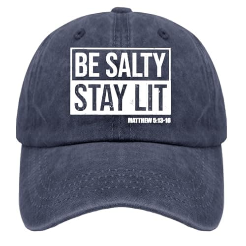 Be Salty Stay Lit Caps Funny Golf Hat Men's Trucker Hat for Golf Gifts for Mom
| Be Salty Stay Lit Caps Trucker Hat Men