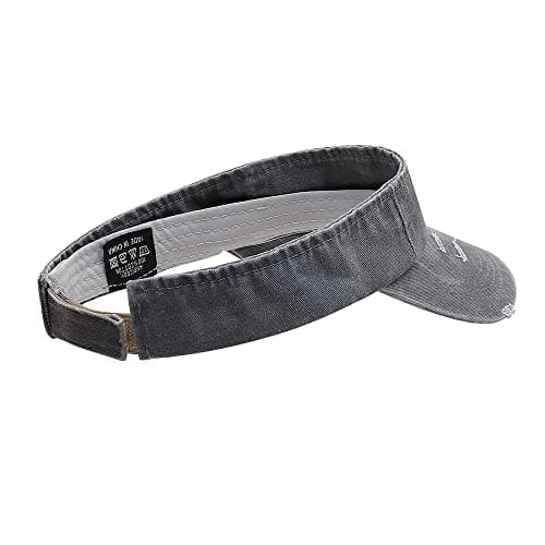 ANDICEQY Sport Retro Ripped Sun Visor Hats for Women and Men Adjustable Empty Top Baseball Cap Cotton Ball Cap Women and