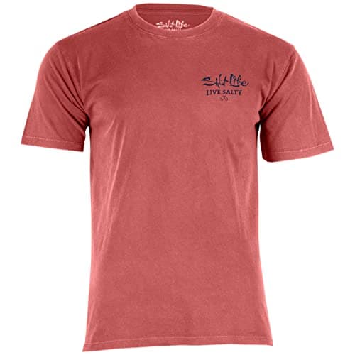 Salt Life Men's Fashionable Short Sleeve Tee for Beach Summer