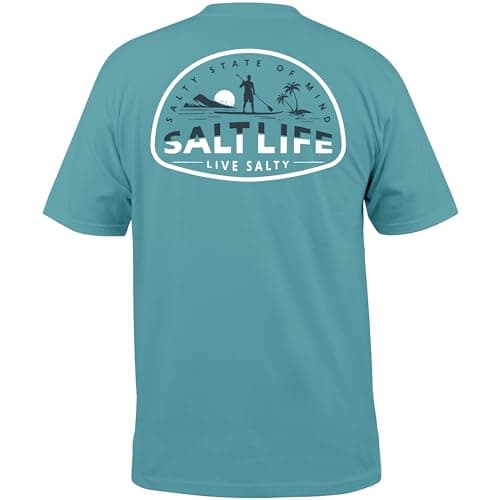 Salt Life Men's Island Sport Style Short Sleeve Tee for Outdoor Adventures
| Salt Life Men's Comfortable Island Sport S