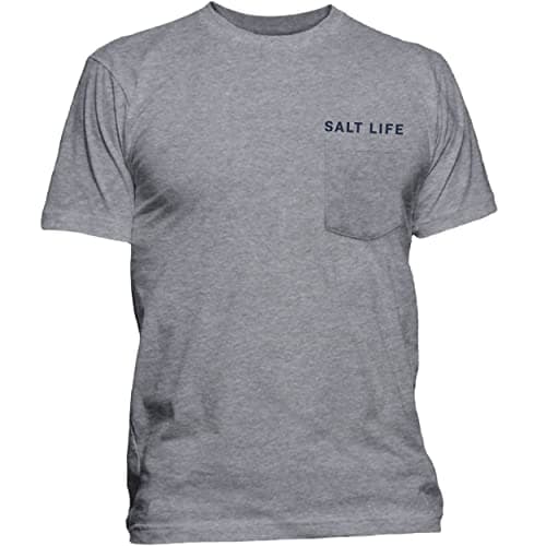 Salt Life Men's Freedom Sail Short Sleeve Classic Fit Shirt for Casual Wear Comfort Style