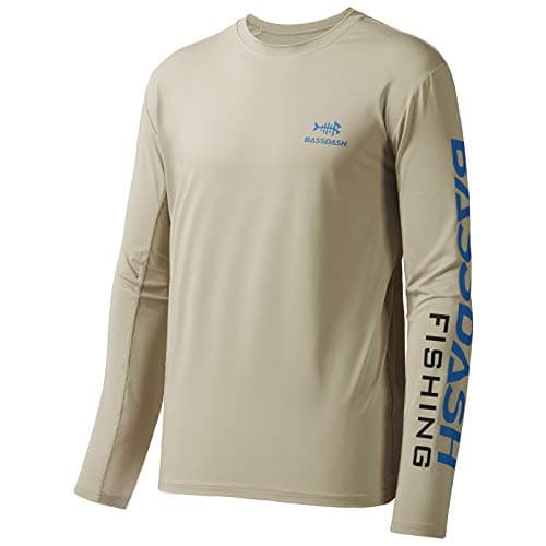 UV Protection Fishing T-Shirts for Men Global Recycled Standard UPF 50+
| Men's Long Sleeve Fishing T-Shirt UV Protecti — Light Khaki/Vivid Blue Logo