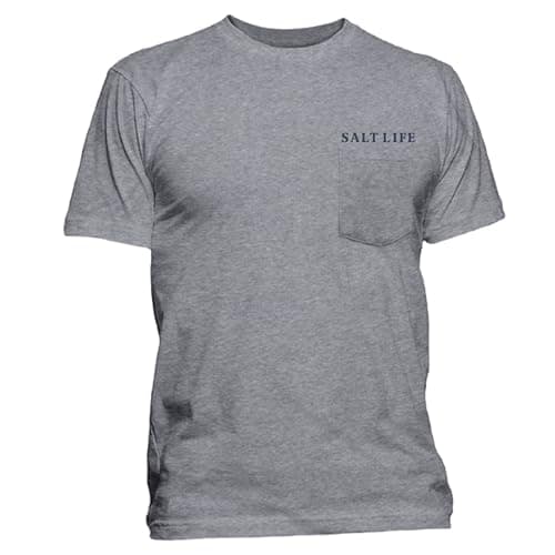 Salt Life Men's Heritage Tropics Short Sleeve Tee - Summer Authentic Fit Regular Short Sleeve Shirt
| Salt Life Men's H