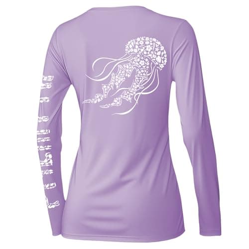 Palmyth Women's Fishing Shirt UPF 50 Sun Protection for Summer Fishing Outings
| Palmyth Long Sleeve Women's Fishing Sh — Lilac / Jellyfish