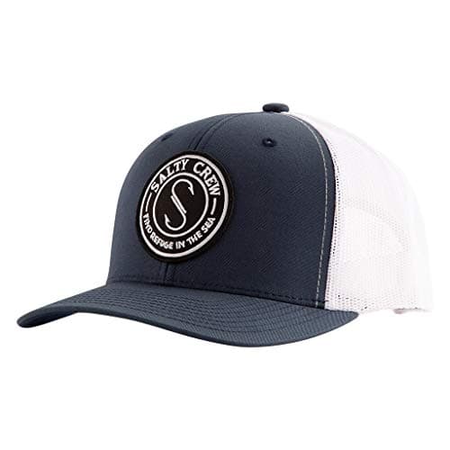 Salty Crew Men's Unisex Adjustable Retro Trucker Hat - Premium Cotton for Adults — Blue