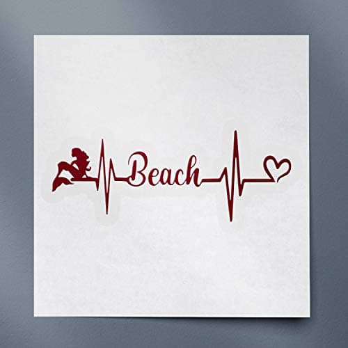 Decal Stickers Mermaid Beach Love Hologram Set of 2 Premium Waterproof ANDstic909452HO  
Decal Stickers Mermaid Beach Lo — Burgundy