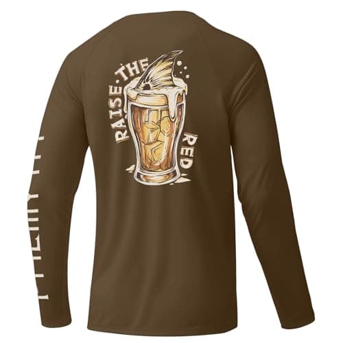 Palmyth Fishing Shirts for Men Long Sleeve UPF 50+ Sun Protection Tee
Palmyth Fishing Shirts for Men Sun Protection Sun — Coffee / Raise the Red