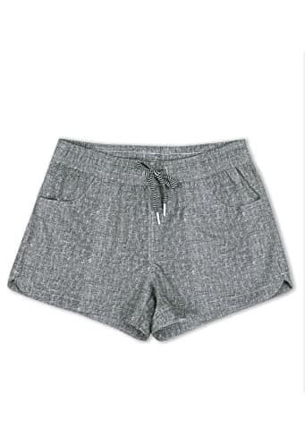 UPF50+ Quick Dry Women's Swim Shorts for Summer Beach Days
| Women's Drawstring Board Shorts: UPF50+ Quick Dry Swim Sho — Denim Gray