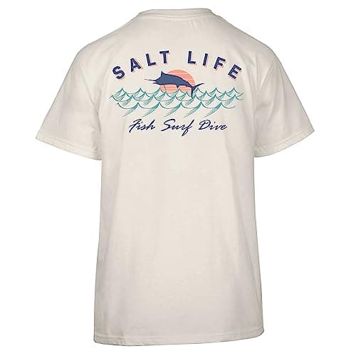 Salt Life Women's Sunset Jumpers Short Sleeve Tee for Casual Summer Wear