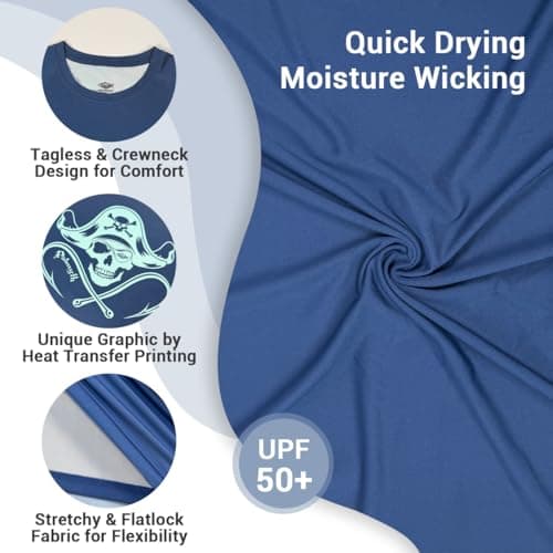 Palmyth Men's Sun Protection Fishing Shirt Short Sleeve UV UPF 50+ Tee for Outdoor Activities