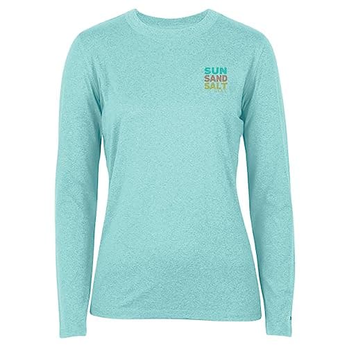 Salt Life Women's Sun Protection Long Sleeve Performance Tee for Outdoor Activities