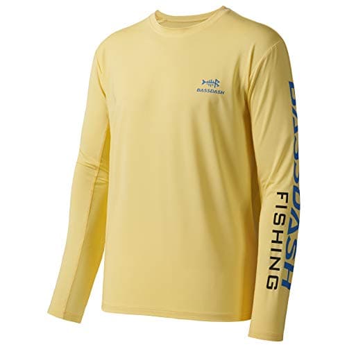 UV Protection Fishing T-Shirts for Men Global Recycled Standard UPF 50+
| Men's Long Sleeve Fishing T-Shirt UV Protecti — Light Yellow/Vivid Blue Logo