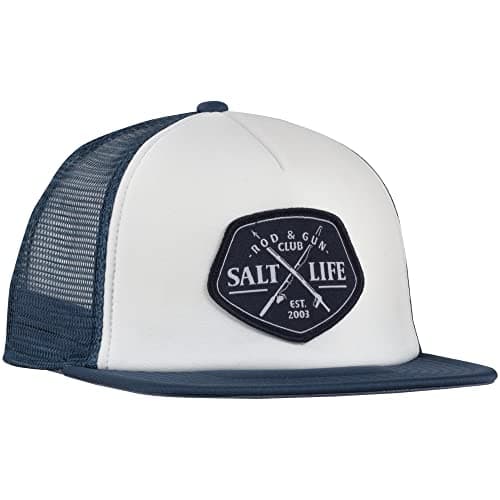 Salt Life Men's Comfortable Summer Rod and Gun Club Trucker Hat for Outdoor Activities — Atlantic