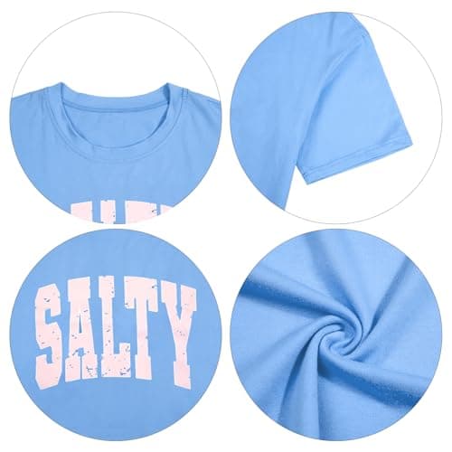 Salted Beach Women's Oversized Graphic Tees for Summer Hawaiian Style Casual Wear
| Hawaiian Beach Oversized graphic te