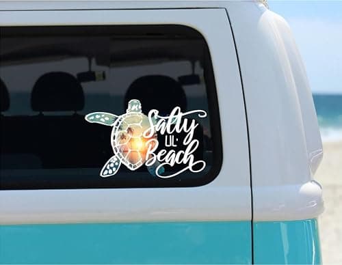 Salty Lil' Beach Ocean Life Decal Sticker Vinyl for Car Bumpers
| Sea Turtle Beach Ocean Life Decal Sticker Vinyl for V