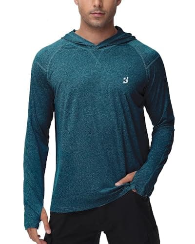 UPF 50+ Mens Fishing Shirts for Hiking and Running
| UV Sun Hoodie Long Sleeve Shirts for Fishing and Swimming
| Global — A02-peacock Blue