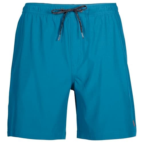 Salt Life Men's Weekender Volley Shorts for Casual Wear and Beach Activities with Comfort and Style, Size Medium, Color — Blue Sea