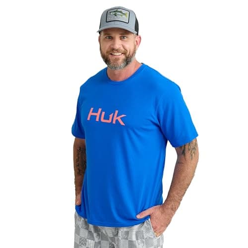 HUK Men's Performance Fishing Quick-Dry Short Sleeve Tee
| HUK Men's Fishing Logo Quick-Dry Short Sleeve Tee
| HUK Men' — Logo - Ocean Blue