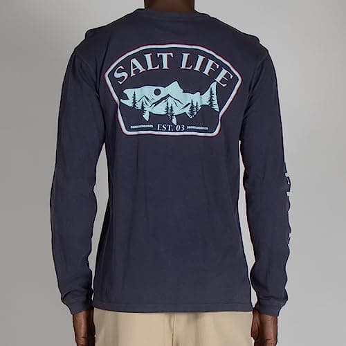 Salt Life Women's King Salmon Long Sleeve Classic Fit Shirt for Outdoor Adventures with Comfortable Fabric and Stylish D