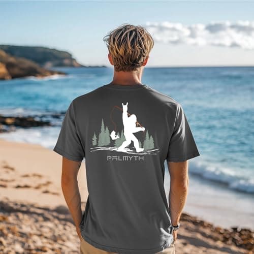 Palmyth Fishing Shirts for Men Short Sleeve UPF 50+ Sun Protection UV T-Shirt
| Palmyth Men's Short Sleeve Fishing Shir