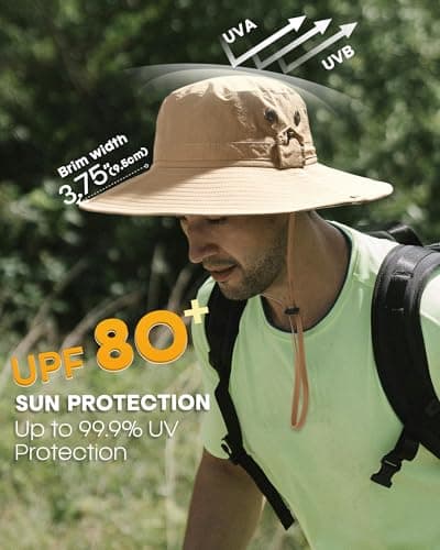 FURTALK Men's Fishing Hats UPF 80+ Sun Protection Outdoor Hiking Hats
| FURTALK Foldable Wide Brim Sun Hats for Men Fis