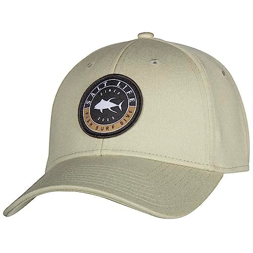 Salt Life Men's Wide Brim Cast Hat: Summer Protection, Outdoor Adventure, Stylish Beach Wear, UPF 50+, Adjustable Size,