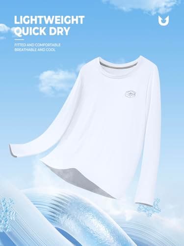 UPF 50+ Sun Protection NorthYard Men's Long Sleeve Swim Shirt
| Lightweight Quick Dry NorthYard Men's SPF 50+ Swim Rash