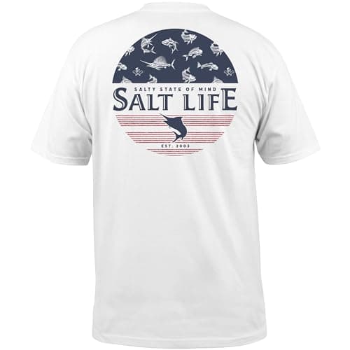 Salt Life Men's Short Sleeve Tee + Sleeveless + Men + Summer + Comfortable Fit + Regular Fit + Short Sleeve