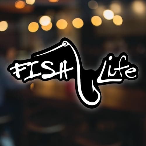 Easy Application Peel & Stick Decal Sticker - Fish Life KCD2769 - Cars, Trucks, Vans, SUVs & More
| Fish Life 7-Inch Wh
