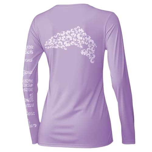 Palmyth Women's UPF 50+ Sun Protection Fishing Shirts for Outdoor Adventure
| Palmyth Women's UPF 50+ Long Sleeve Fishi — Purple / Trout