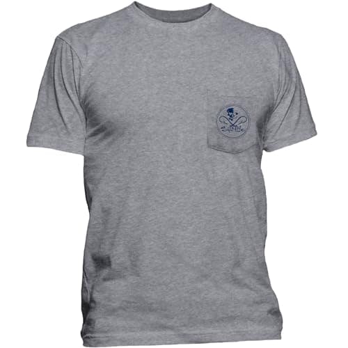 Salt Life Men's Fashionable Skull and Hooks Tee for Outdoor Adventuresumni Size, Multiple Colors