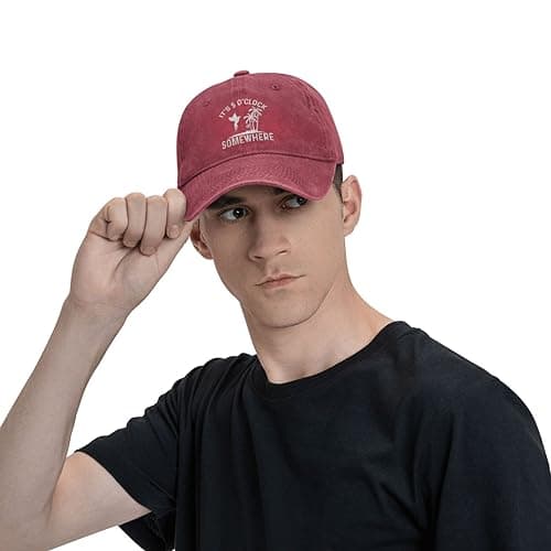 Philysonic 5 Oclock Somewhere Hat Women Baseball Hat for Summer Cool Hats
