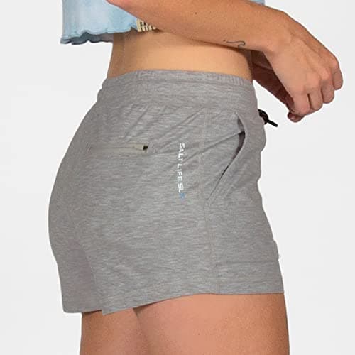Salt Life Women's Juno Shorts for Casual Summer Wear Lightweight Comfortable High-Waist Swim Shorts