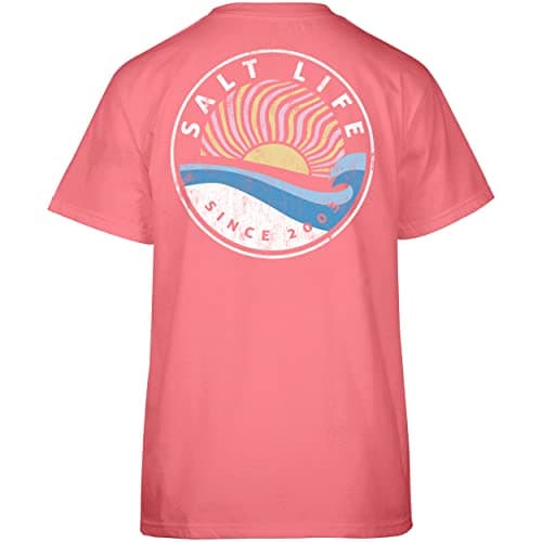 Salt Life Women's A Perfect Day Short Sleeve Tee + Stylish + Comfortable + Versatile + Soft + Moisture Wicking + Sizes: