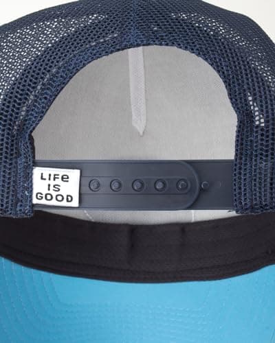 Life is Good Men's Mesh-Back Trucker Hat for Outdoor Summer Events
| Life is Good Men's Adjustable Baseball Cap with Lo