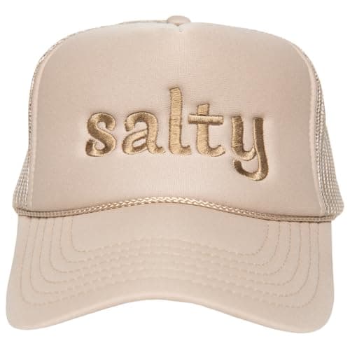 Katydid Salty Foam Trucker Hat for Women - Adjustable Fit - Mesh Ventilation - Fully Embroidered Design