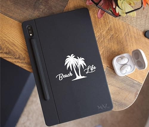 MAZ Distributions Waterproof Beach Life Explorer Adventure Boat Sticker – For Car, Truck and Laptop – Indoor and Outdoor