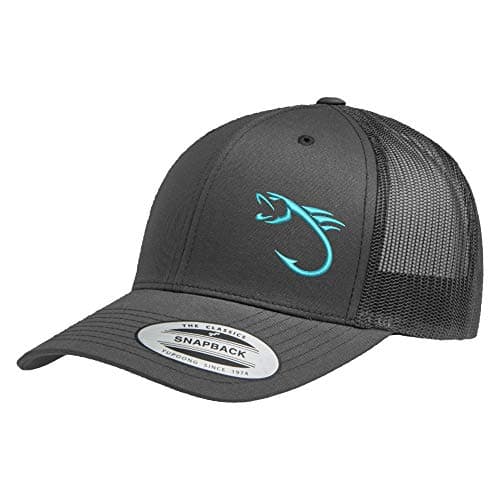 Love Sketches Embroidered Fishing Hat for Men & Women | Fish Trucker Hat Men Snapback Hats | Best Dad Fishing Gift