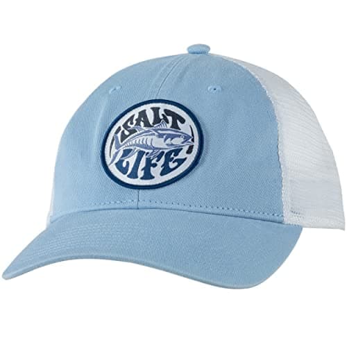 Salt Life Men's Ocean is Calling Hat Summer Outdoor Straw Hat Wide Brim Sun Protection