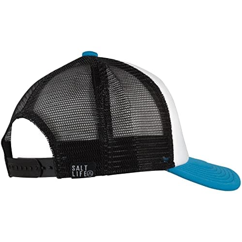 Salt Life Shark Bite Trucker Hat for Youth, Malibu Blue, One Size Fits Most (OSFM)  
Salt Life Shark Bite Trucker Hat fo