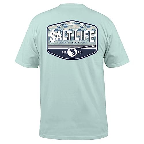 Salt Life Men's Fashionable Aquatic Journey Fade Short Sleeve Tee for Summer Wear
Salt Life Men's Comfortable Aquatic Jo — Fresh Mint