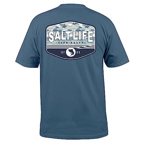 Salt Life Men's Fashionable Aquatic Journey Fade Short Sleeve Tee for Summer Wear
Salt Life Men's Comfortable Aquatic Jo — Coastal Blue