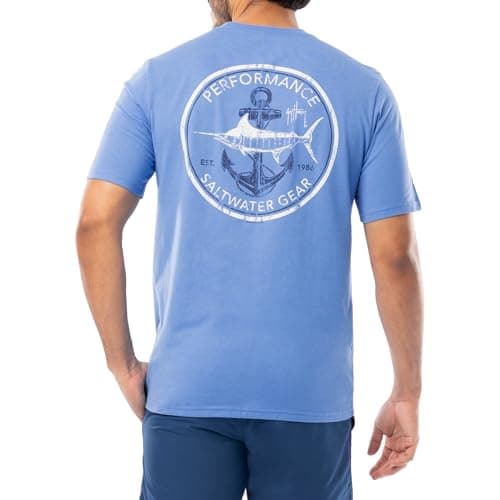 Guy Harvey Men’s Threadcycled Short Sleeve T-Shirt for Outdoor Adventures Comfort and Style