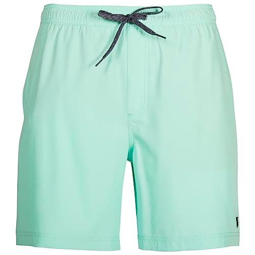 Salt Life Men's Weekender Volley Shorts for Casual Wear and Beach Activities with Comfort and Style, Size Medium, Color — Aruba Blue