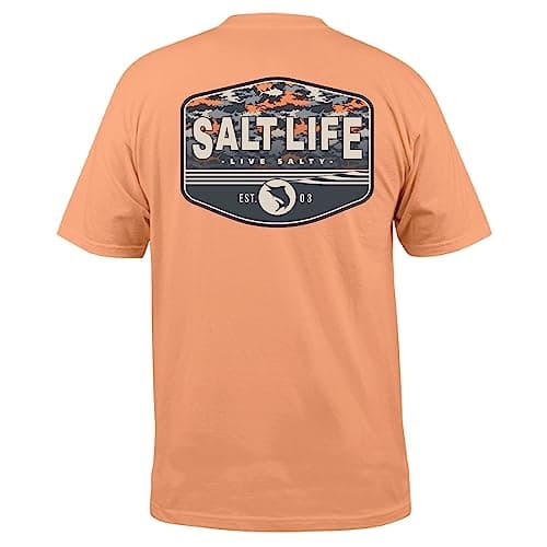 Salt Life Men's Fashionable Aquatic Journey Fade Short Sleeve Tee for Summer Wear
Salt Life Men's Comfortable Aquatic Jo