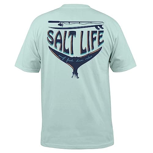 Salt Life Men's Sl Reel Short Sleeve Tee + Core Keyword + Attribute + Use Case + Highlight + Specification + Hot Search — Fresh Mint