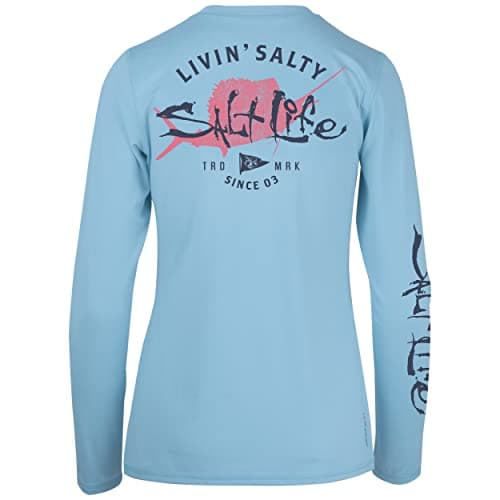 Salt Life Women's Fashionable Long Sleeve Performance Tee for Casual Wear
| Salt Life Women's Comfortable Long Sleeve P — Sky Blue Heather