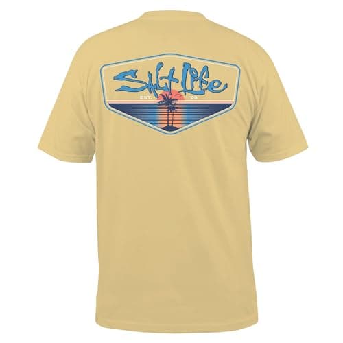Salt Life Men's Summer Comfortable Casual Tee for BeachVacation Relaxing and Stylish Short Sleeve Shirt Salt Life Men's