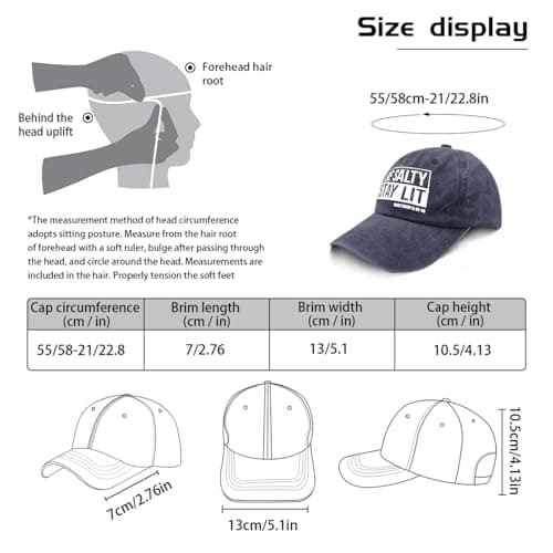 Be Salty Stay Lit Caps Funny Golf Hat Men's Trucker Hat for Golf Gifts for Mom
| Be Salty Stay Lit Caps Trucker Hat Men